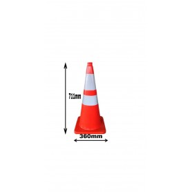Safety soft PVC cone