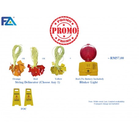 FA String Delineator and Blinker Light set