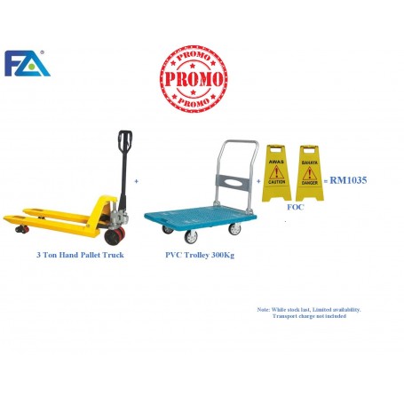 FA Hand Pallet Truck and PVC Trolley set