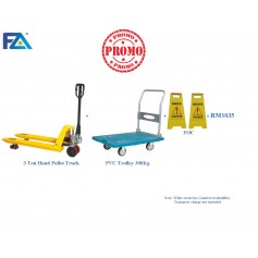 FA Hand Pallet Truck and PVC Trolley set