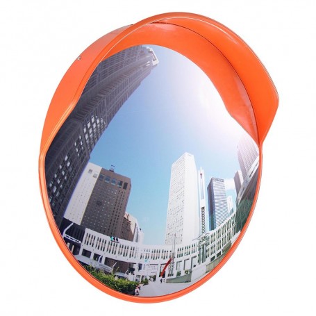 80CM CONVEX MIRROR OUTDOOR POLYCARBONATE TRAFFIC SAFETY ROAD SAFETY WIDE ANGLE CORNER MIRROR