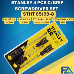 STANLEY 4 PCS C/GRIP SCREWDRIVER SET