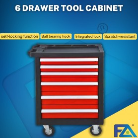 6 drawer tool cabinet