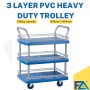 ADVANCE HEAVY DUTY PVC PLATFORM TROLLEY 300KG