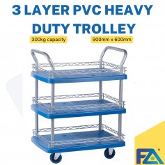 ADVANCE HEAVY DUTY PVC PLATFORM TROLLEY 300KG