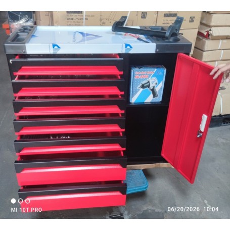 7 Drawer Tool Trolley +1 Cabinet Model:HS-4070-KC-206