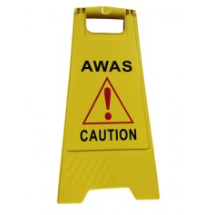 Safety Floor Sign With Printing words