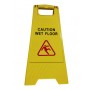 Safety floor sign with printing words